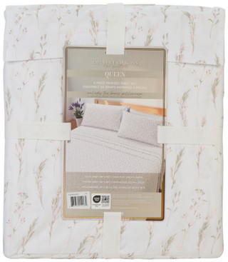 Thumbnail 2: Opulent Origins Home Essentials 6 Pc Printed Sheet Set 
