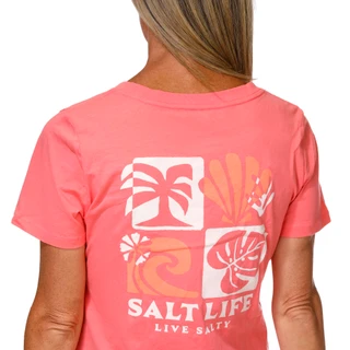 Thumbnail 2: Salt Life Women's Short Sleeve Graphic V Neck Tee 