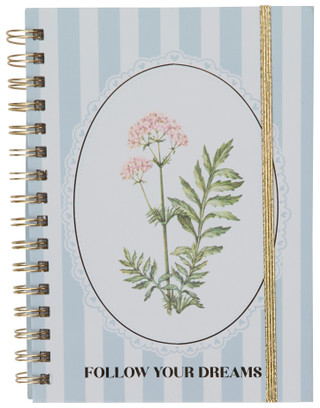 Thumbnail 2: PAPER STUDIO Follow Your Dreams Spiral Notebook w/ Pen & Stickers 