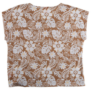 Thumbnail 2: Hearts of Palm Women's Plus Short Sleeve Side Tie Tee 