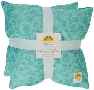 Thumbnail 1: C&C California 2 Pk Outdoor Decorative Pillows 