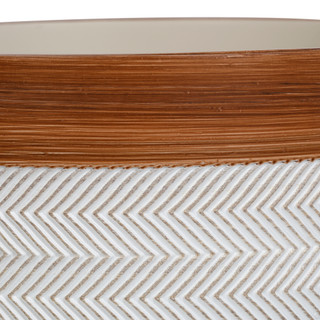 Thumbnail 2: Caro Home 10 in Chevron Trash Can 