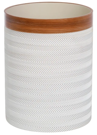 Thumbnail 1: Caro Home 10 in Chevron Trash Can 