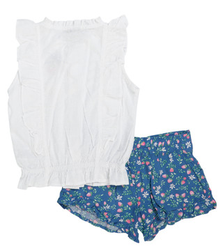Thumbnail 2: Nanette Lepore Girl's 2 Pc Sleeveless Strawberry Short Set  