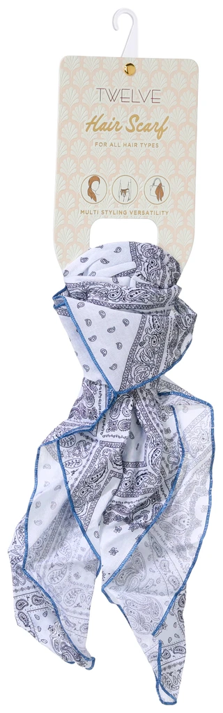 Thumbnail 1: TWELVE Paisley Print Hair Scarf 