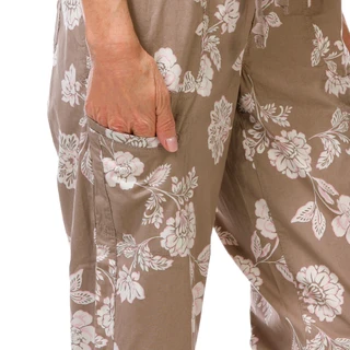 Thumbnail 3: Democracy Women's Retro Palm Woven Capris 