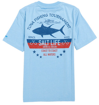 Thumbnail 1: Salt Life Boy's Short Sleeve Tuna Crew Tee  