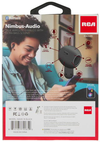 Thumbnail 2: RCA Nimbus-Audio Wireless Earbuds 