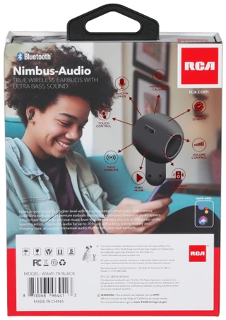 Thumbnail 3: RCA Nimbus-Audio Wireless Earbuds 