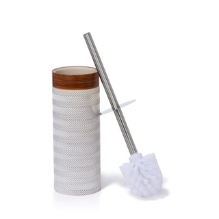 Thumbnail 1: Caro Home Textured Toilet Brush Holder 