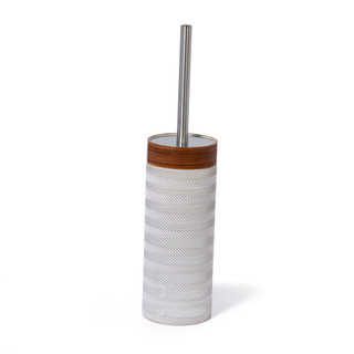 Thumbnail 2: Caro Home Textured Toilet Brush Holder 