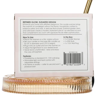 Thumbnail 6: Nicole Miller Candle Warmer Table Lamp 