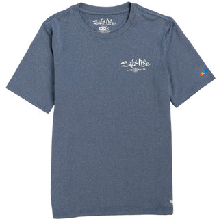 Thumbnail 3: Salt Life Boy's Short Sleeve Sailfish Crew Tee  