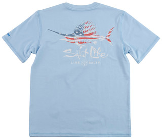 Thumbnail 2: Salt Life Big Boys Sailfish N' Bones SS Crew Tee 