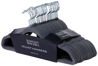 Thumbnail 2: BADGLEY MISCHKA 35 Pk Velvet Hangers Set 