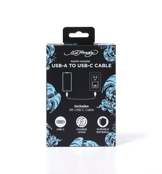 Thumbnail 2: Ed Hardy 6 ft USB-A to USB-C Charging Cable  