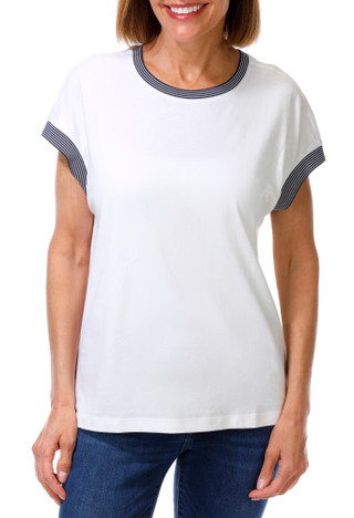 Thumbnail 1: Nautica Women's Short Sleeve Crew Neck Tee 