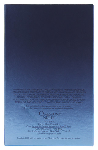 Thumbnail 2: Calvin Klein Obsession Night Men's Eau de Toilette - 4.0 fl oz 