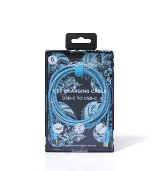 Thumbnail 1: Ed Hardy 6 ft USB-C to USB-C Charging Cable  