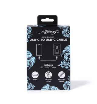 Thumbnail 2: Ed Hardy 6 ft USB-C to USB-C Charging Cable  