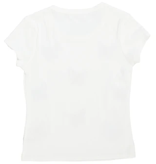 Thumbnail 2: Amy Byer Girl's Short Sleeve Butterfly Patch Tee 