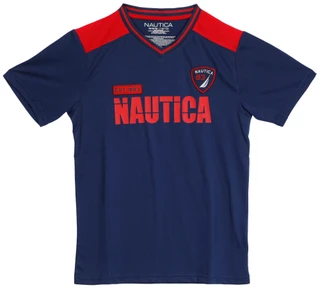 Thumbnail 1: Nautica Big Boy's Short Sleeve Branded Jersey 