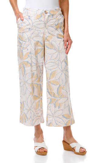 Thumbnail 1: Democracy Women's High Rise Wide Leg Capris 