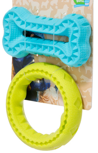 Thumbnail 2: Animal Planet 2 Pk Dental Dog Toys 