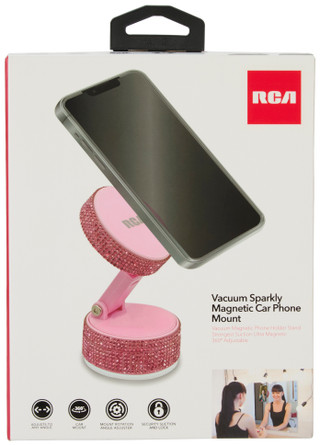 Thumbnail 1: RCA Vacuum Sparkly Magnetic Car Phone Mount 
