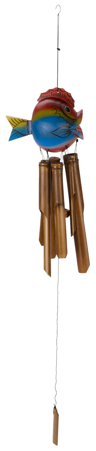 Thumbnail 3: JD YEATTS 36 in Bamboo Fish Windchime 
