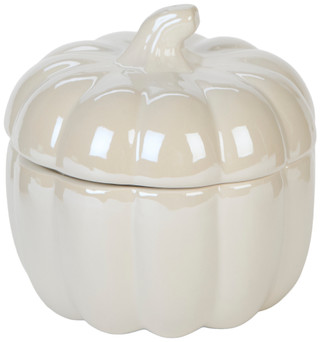 Thumbnail 1: 10 Strawberry Street 5 In White Pumpkin Canister 
