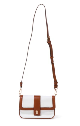 Thumbnail 2: TOMMY BAHAMA Canvas Flap Crossbody w/ Double Straps 