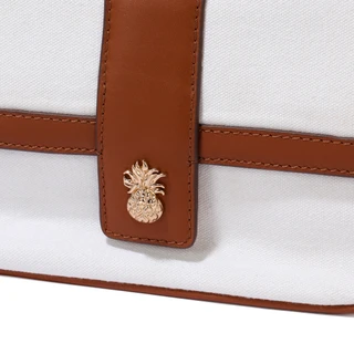 Thumbnail 4: TOMMY BAHAMA Canvas Flap Crossbody w/ Double Straps 