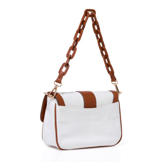 Thumbnail 8: TOMMY BAHAMA Canvas Flap Crossbody w/ Double Straps 