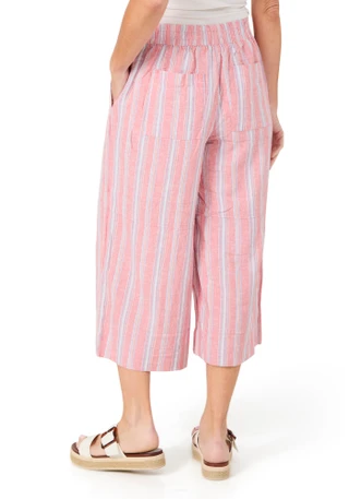 Thumbnail 2: Coral Bay Women's Yard Stripe Seam Front Capris 
