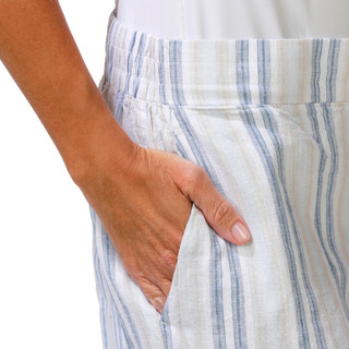 Thumbnail 3: Coral Bay Women's Yard Stripe Seam Front Capris 