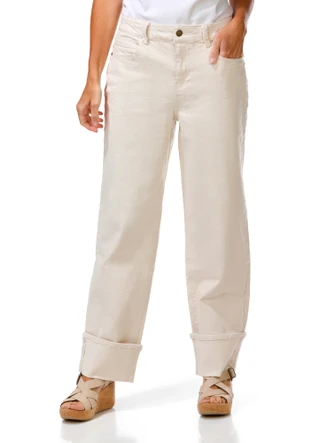 Thumbnail 1: Draper James Women's Straight Leg Cuff Crop Pants 