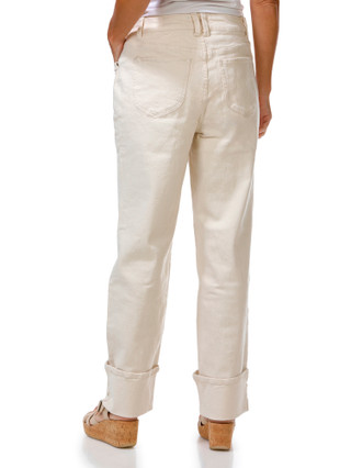Thumbnail 3: Draper James Women's Straight Leg Cuff Crop Pants 