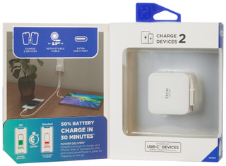 Thumbnail 2: Ihome 30W Retractable Wall Charger 