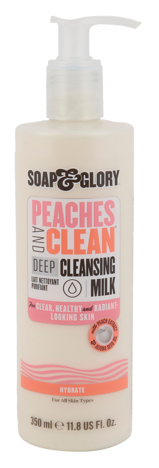 Thumbnail 1: SOAP & GLORY Peaches and Clean Deep Cleansing Milk - 11.8 fl oz 