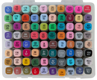 Thumbnail 2: Artify Premium  80 Ct Dual Ended Alcohol Markers 