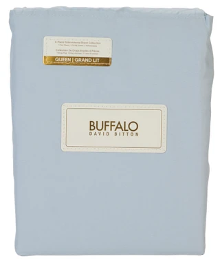 Thumbnail 1: Buffalo Queen Size 4 Pc Embroidered Sheet Set 