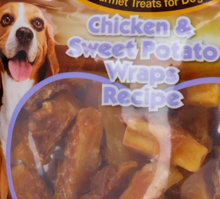 Thumbnail 2: Lovin' Tenders 8 oz Chicken & Sweet Potato Wrap Dog Treats 
