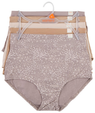 Thumbnail 2: Warner's 5 Pc Cotton Tailored Brief Panties 