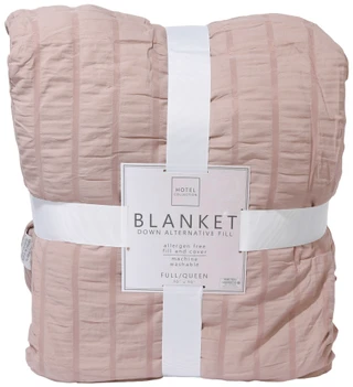 Thumbnail 1: Hotel Collection 90x90 Blanket w/ Down Alterative Fill 