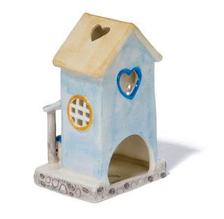 Thumbnail 4: BLUE SKY Salty Bubbles Pet Spaw Ceramic Candle House 