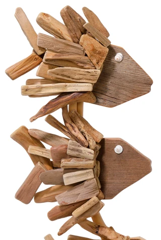 Thumbnail 3: Home Essentials Triple Fish Home Accent 