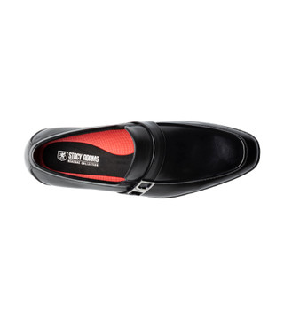 Thumbnail 7: Stacy Adams Men's Noble Moc Toe Metal Bit Slip On Dress Shoes 