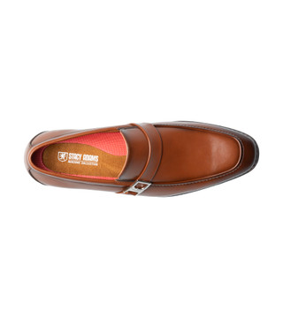 Thumbnail 7: Stacy Adams Men's Noble Moc Toe Metal Bit Slip On Dress Shoes 