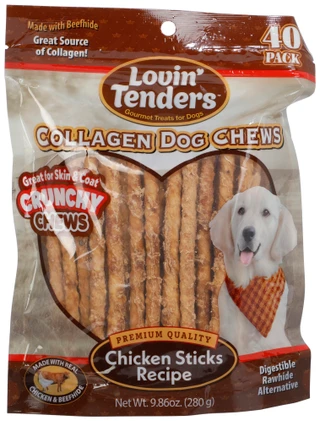 Thumbnail 1: LOVIN TENDERS 40 Pk Collagen Dog Chews 